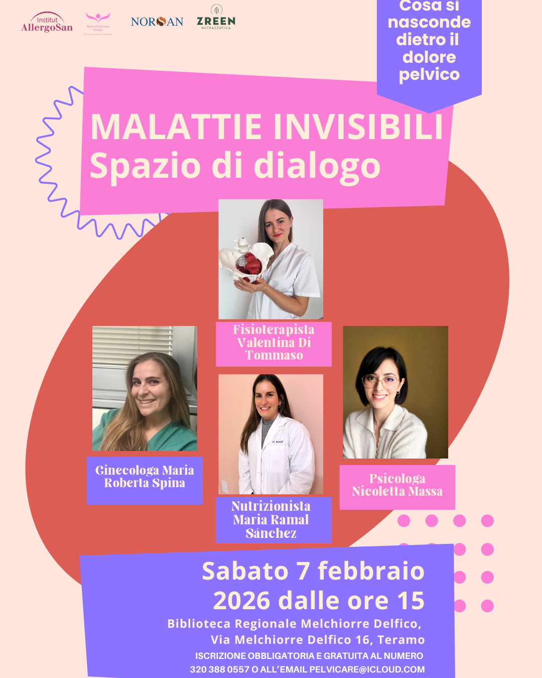 MALATTIE INVISIBILI - Spazio di dialogo- evento teramo